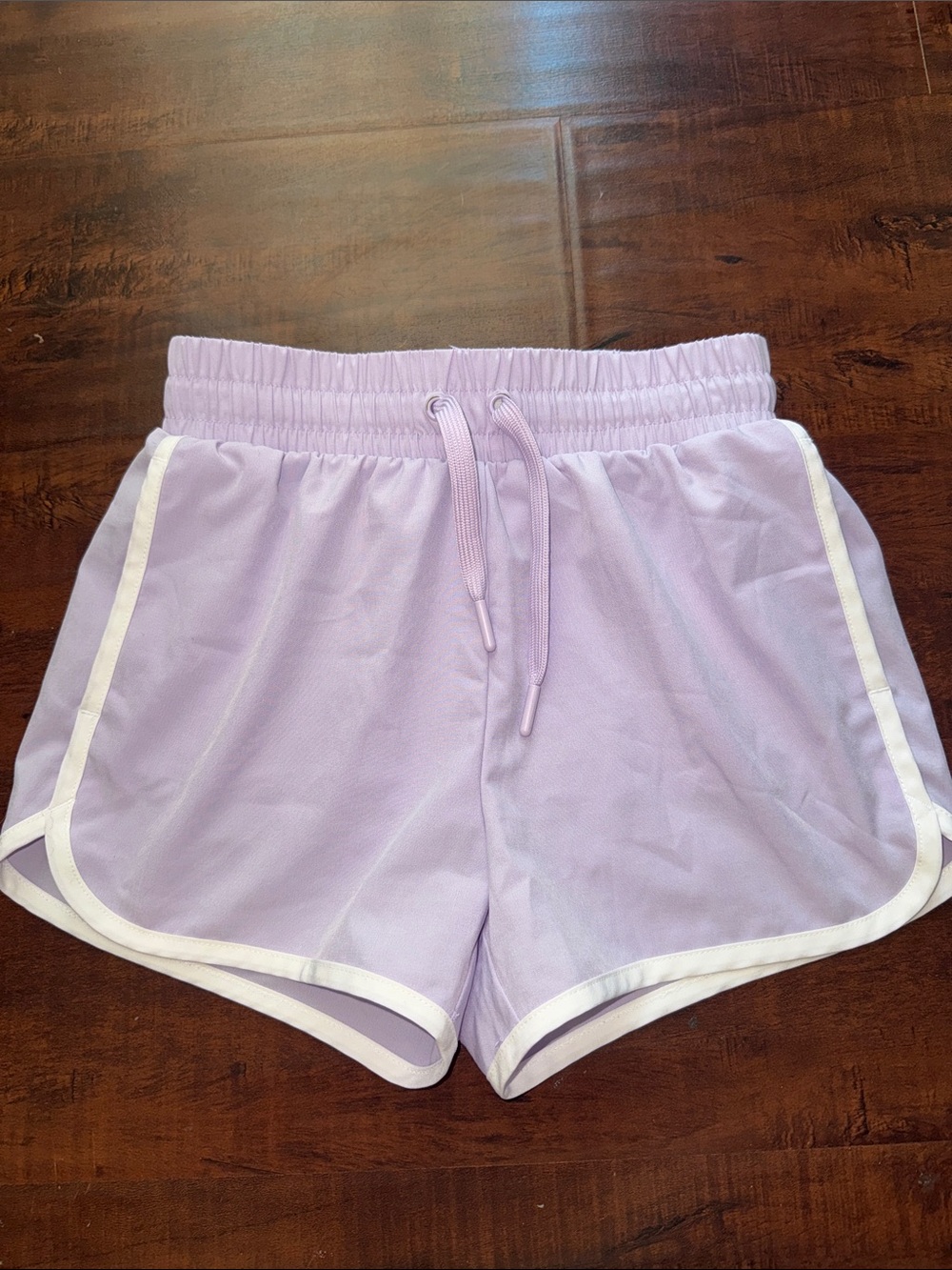 Tek Gear - Kids girls Lavender Athletic Drawstring Shorts